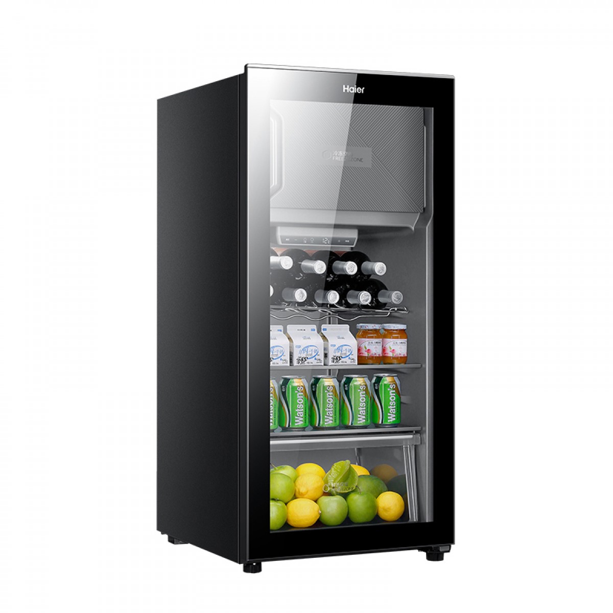 海尔（Haier）133升双温家用客厅办公室冷藏柜暖藏冰吧 茶叶饮料蔬果保鲜柜囤货小冰箱DS0133LH69D1以旧换新 单位：台