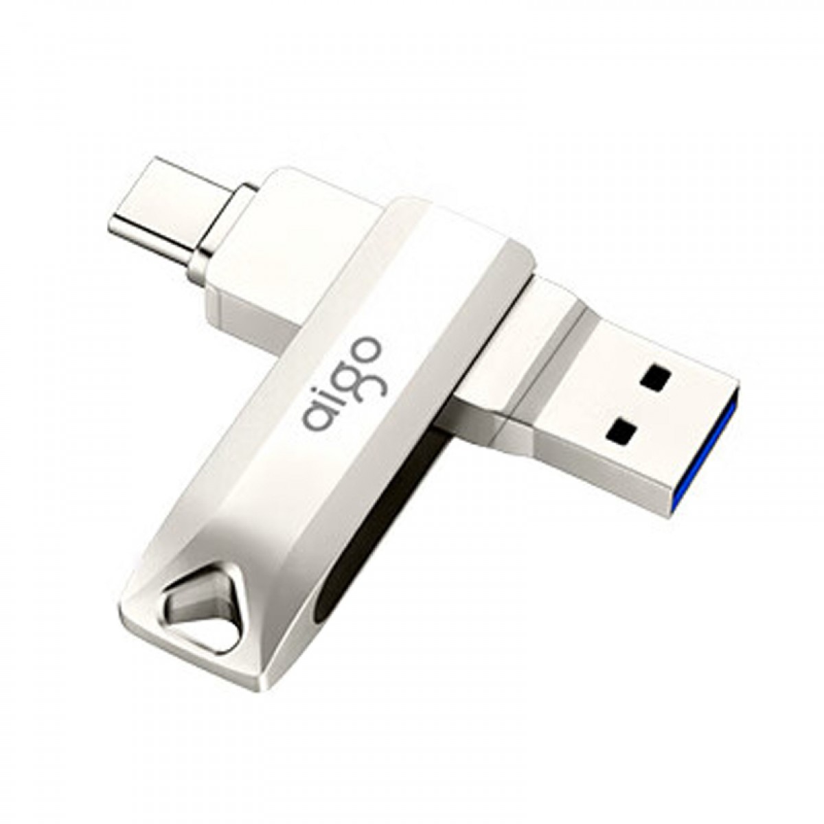 爱国者（aigo）256GB Type-C USB3.2 手机U盘 U351高速读写款 银色 双接口手机电脑用 读速高达150MB/S 单位：个