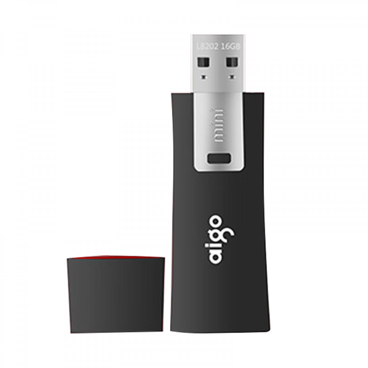 爱国者（aigo）64GB USB2.0 U盘 L8202写保护 黑色 防病毒入侵 防误删 单位：个