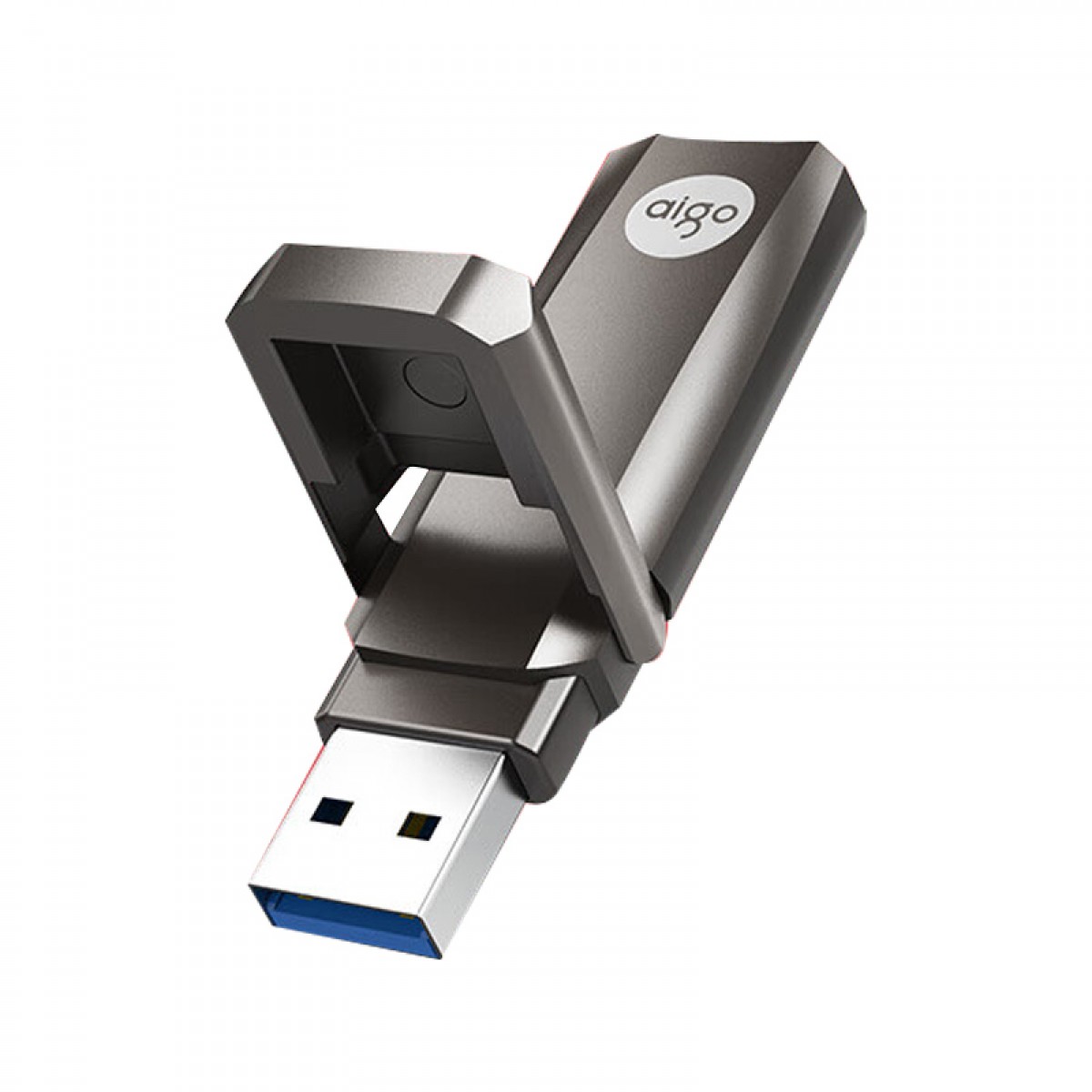 爱国者（aigo）256GB USB3.2 超极速固态U盘 U391 金属U盘 读速420MB/s 速度狂飙移动固态硬盘 单位：个