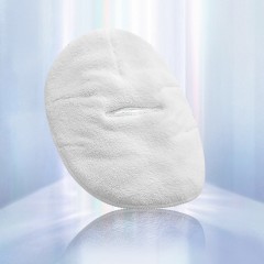 洁丽雅（Grace）敷脸加厚热敷毛巾脸部美容冷敷单孔单片装 米白色 24x24cm 单位：片