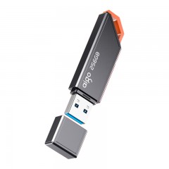 爱国者（aigo）256GB USB3.2 U盘 U331 时尚指示灯设计 轻巧便携 单位：个