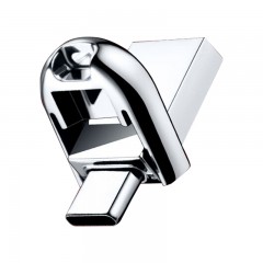 爱国者（aigo）128GB Type-C USB3.2 手机U盘 U358 银色 金属mini款 双接口 手机电脑用 单位：个