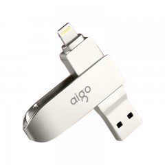 爱国者（aigo）256GB Lightning USB3.0苹果U盘U371苹果官方MFI认证一键备份iphone/ipad手机电脑两用优盘 单位：个