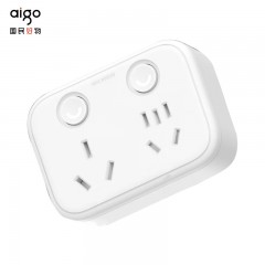 爱国者(aigo)16A大功率空调插座16A转10A转换器插排一转二转换插头排插 4000W电器空调热水器专用AZ0202D 单位：个
