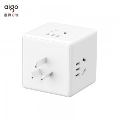 爱国者(aigo)无线魔方转换器/智能USB插座/插线板/插排/排插/接线板/拖线板 防过载3USB接口 总控AZ0331M 单位：个