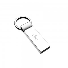 爱国者（aigo）16GB USB2.0 U盘 U210 金属U盘 车载U盘 银色 一体封装 便携挂环 单位：个