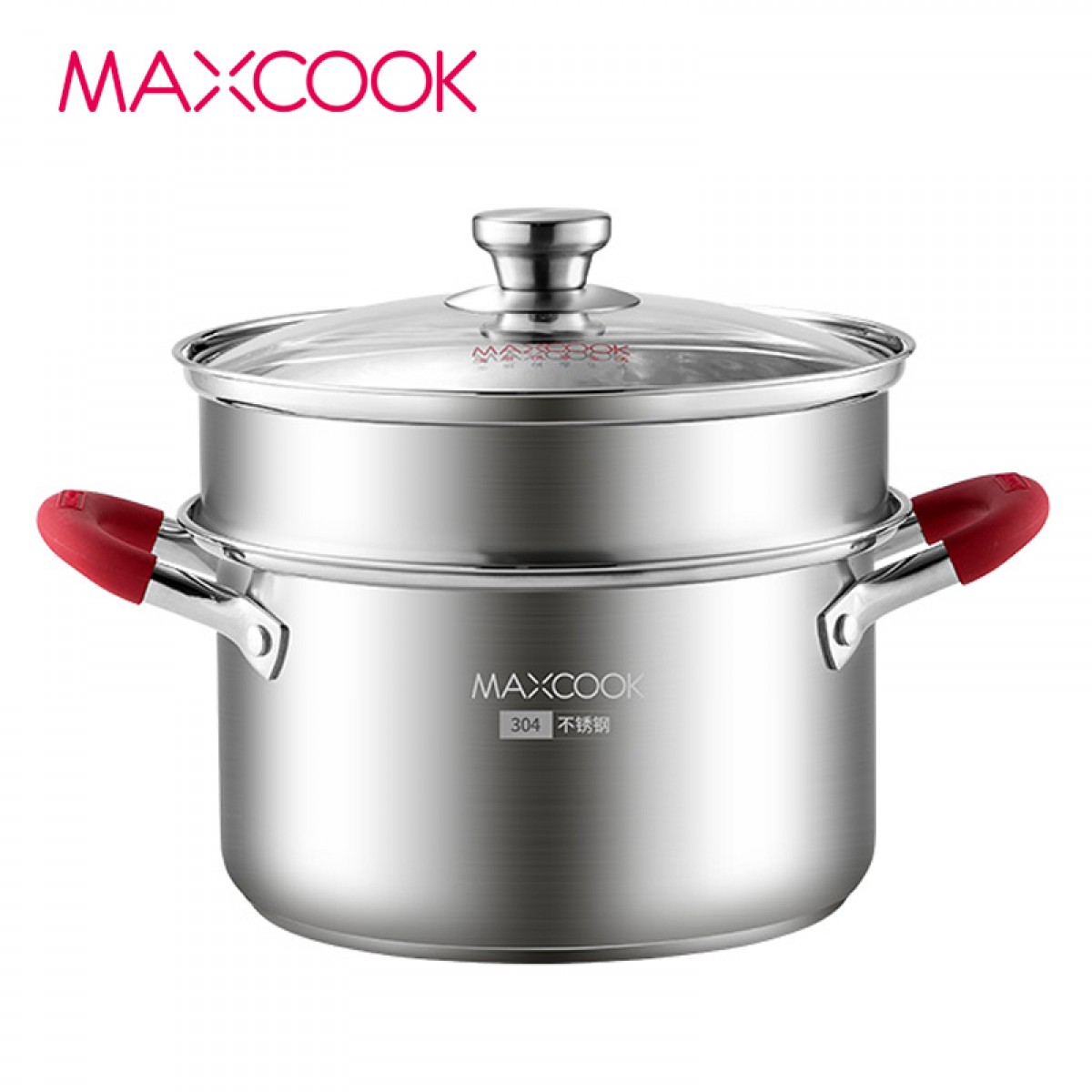 美厨（MAXCOOK）玻璃锅盖 汤锅盖 奶锅炒锅 盖子多口径可视盖 20cm-MCLP-602 单位：个