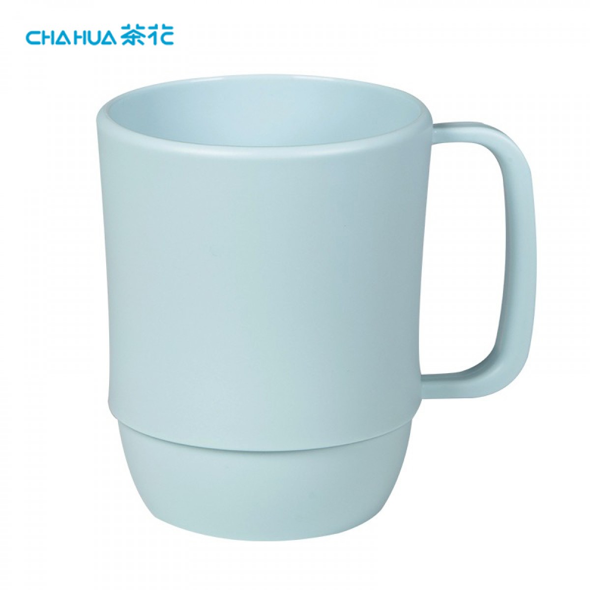 茶花 漱口杯簌 刷牙杯子 牙刷杯牙缸 洗漱杯塑料水杯 1只装 蓝色 单位：只