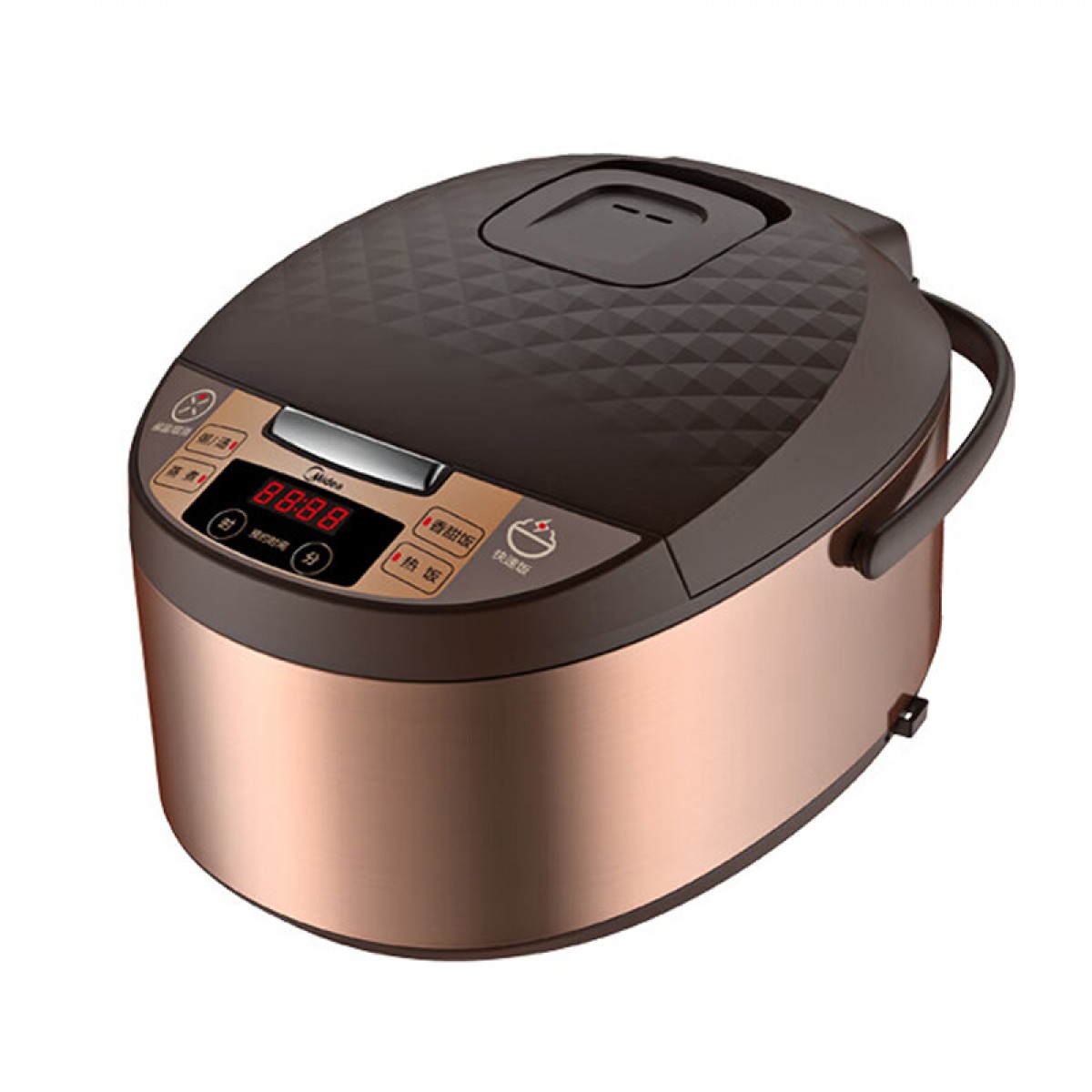 美的（Midea）电饭煲锅煮汤粥智能预约饭锅不粘5L大容量底盘加热黄晶蜂窝内胆MB-FS5073A 单位：台