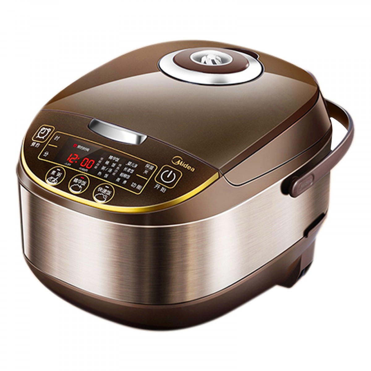 美的（Midea）智能电饭煲电饭锅家用5L大容量预约气动涡轮防溢锅金属机身蒸米饭锅-WFS5017TM（3-10人） 单位：台