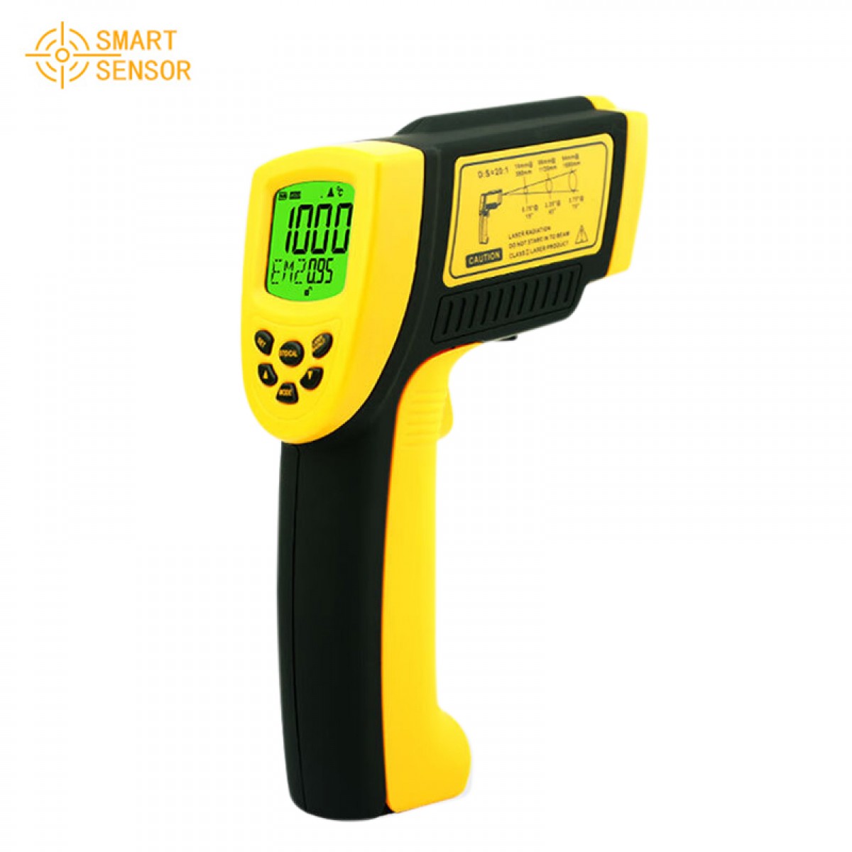 希玛 红外线测温仪AR862D+家用测温枪油温枪物体测温温度计 单位：个