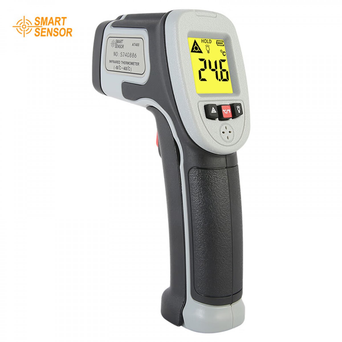 希玛 红外线测温仪 工业测温 油温检测食品烘焙烧烤电子温度计 AT-400 单位：个