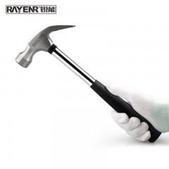 锐能钢柄羊角锤16oz铁锤子 铁榔头 木工锤子工具 多功能起钉锤830016 单位：个