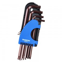 锐能S2加长球头英制12件套 内六角扳手套装（1/16-3/8