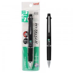 三菱（uni）三合一多功能圆珠笔 学生用中油笔商务办公用原子笔 MSXE3-800-05 黑色杆 单支装 单位：支