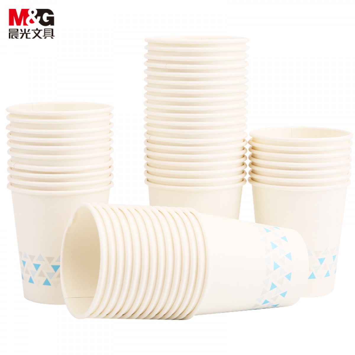 晨光(M&G)文具200ml加厚型纸杯 7盎司一次性水杯 商务办公茶水杯子 50只装ARC92511 单位：包