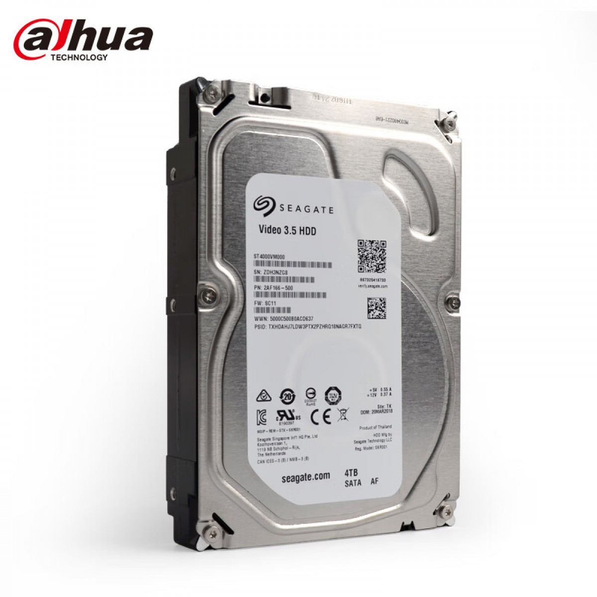 大华（dahua）希捷监控硬盘4TB 监控设备套装配件 录像机专用监控硬盘 电脑主机硬盘4000GB 单位：个