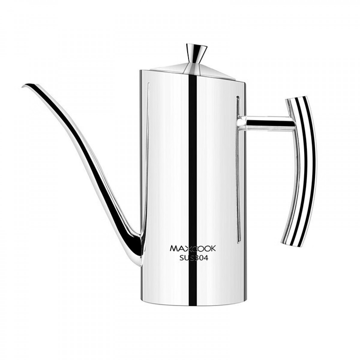 美厨（maxcook）油壶304不锈钢油瓶 宽口500ml 大容量调料调味瓶 防漏 MCPJ636 单位：个