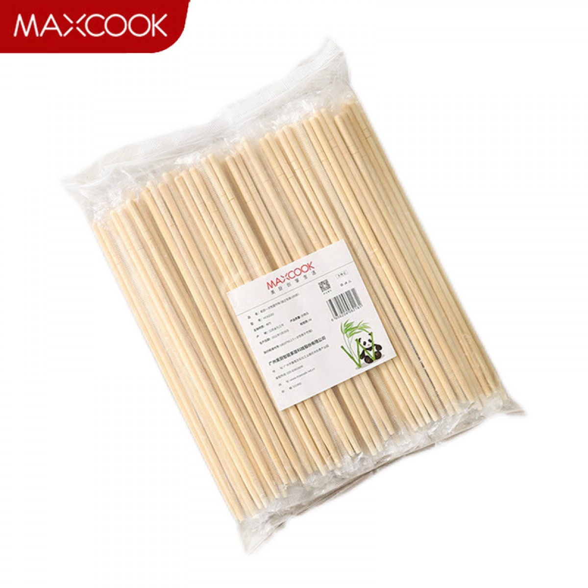 美厨（maxcook）一次性筷子 竹筷竹木筷家用野营快餐筷外卖筷子100双装MCK2181 单位：包