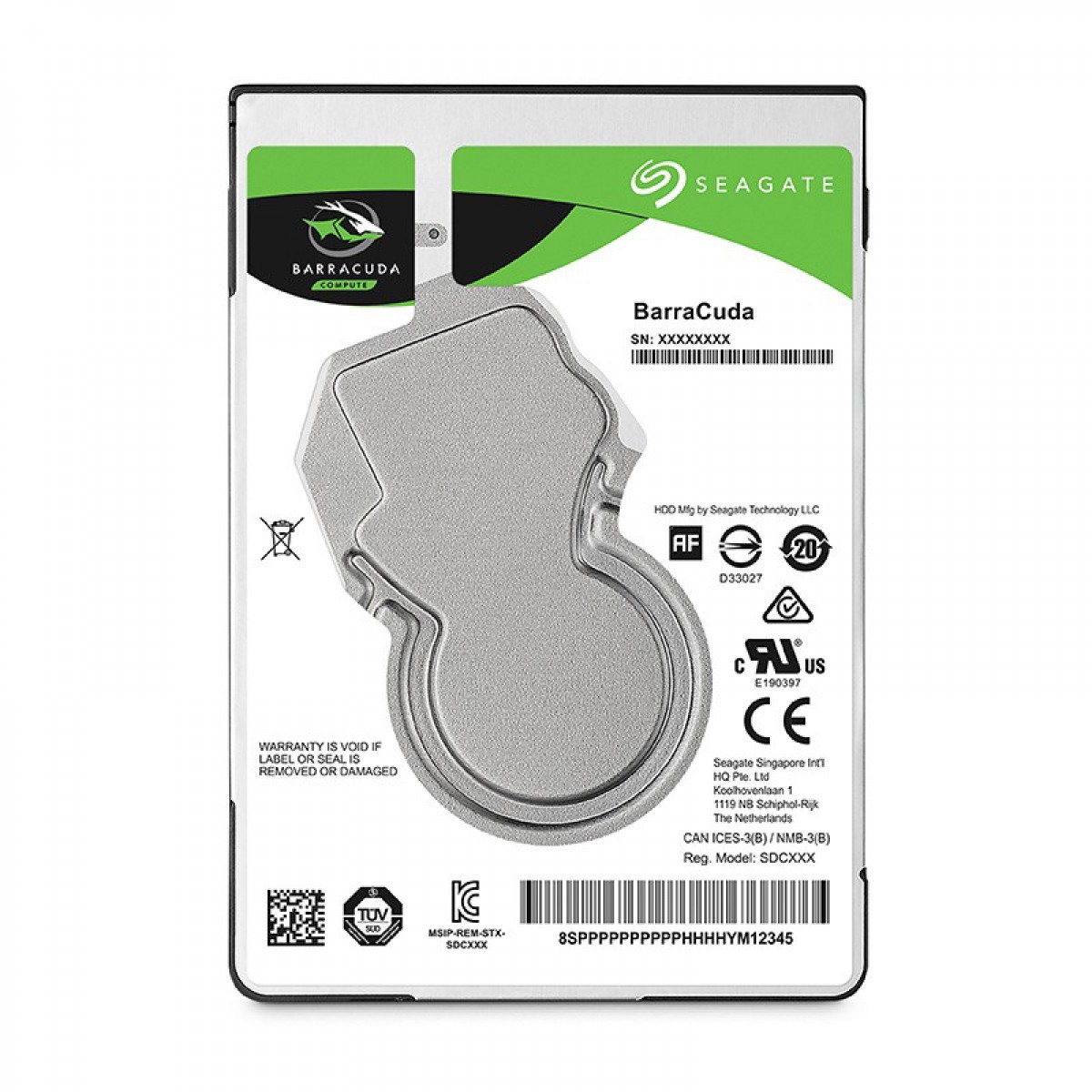 希捷（SEAGATE） 笔记本硬盘 酷鱼机械硬盘一体机 2.5英寸 SATA3.0 128MB 【ST1000LM049】7200转 高速 1TB 单位：个