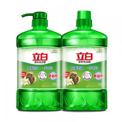 立白 茶籽洗洁精1.45kg*2瓶去污洁净99%除菌轻松去油不伤手 单位：组