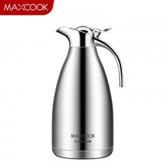 美厨（maxcook）保温壶 304不锈钢真空热水壶保温瓶暖壶开水瓶 2.0L本色MCH-478 单位：个
