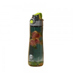 茶花 新款潮夏季水杯女水杯男学生便携塑料杯子运动水杯 草绿色610ML tritan材质（1只） 单位：只