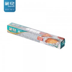 茶花 锡纸烤箱家用食物烧烤空气炸锅铝箔纸烘焙烤盘带锯齿厨房用具大全 1盒装【共8米*30cm*15微米】单位：卷