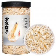 方家铺子 六星生干虾皮120g 小虾米海米干 不咸可打粉 单位：罐