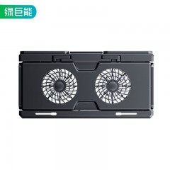 绿巨能（llano）笔记本散热器双涡轮大风力电脑游戏本底座支架 单位：个