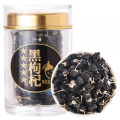 方家铺子 五星黑枸杞30g/罐 免洗黑枸杞子养生茶饮 始于1906 单位：罐
