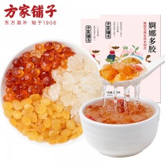 方家铺子 桃胶雪燕皂角米组合400g 婀娜多胶200g*2盒/组 精选桃花泪雪莲子滋补品 单位：组