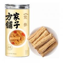 方家铺子 六星党参250克 甘肃原产无硫熏（6星）党参段党参条可搭黄芪当归煲汤食材滋补礼品 单位：罐
