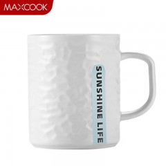 美厨（maxcook）陶瓷杯马克杯茶杯 水杯泡茶杯咖啡杯早餐杯 400ml蓝色MCH5923 单位：个