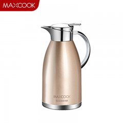 美厨（maxcook）保温壶 304不锈钢真空热水壶保温瓶暖壶咖啡壶2.0L香槟金色MCB395 单位：个