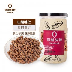 佰斯纳特（bestnut） 小山核桃仁 无壳免剥小山胡桃仁罐装坚果炒货临安特产干果休闲零食小吃 【日期新鲜】C罐/230g【原材料选自山核桃之乡】 单位：罐