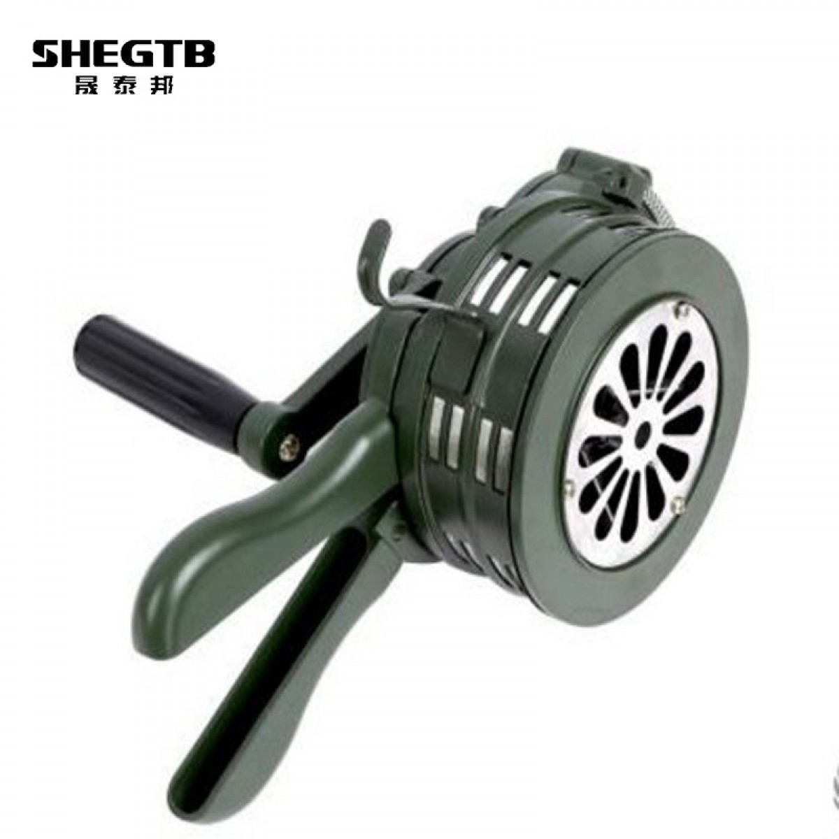 晟泰邦 供应便携式手动报警器消防报警器铝合金材质手摇报警器LK-100型 单位：个