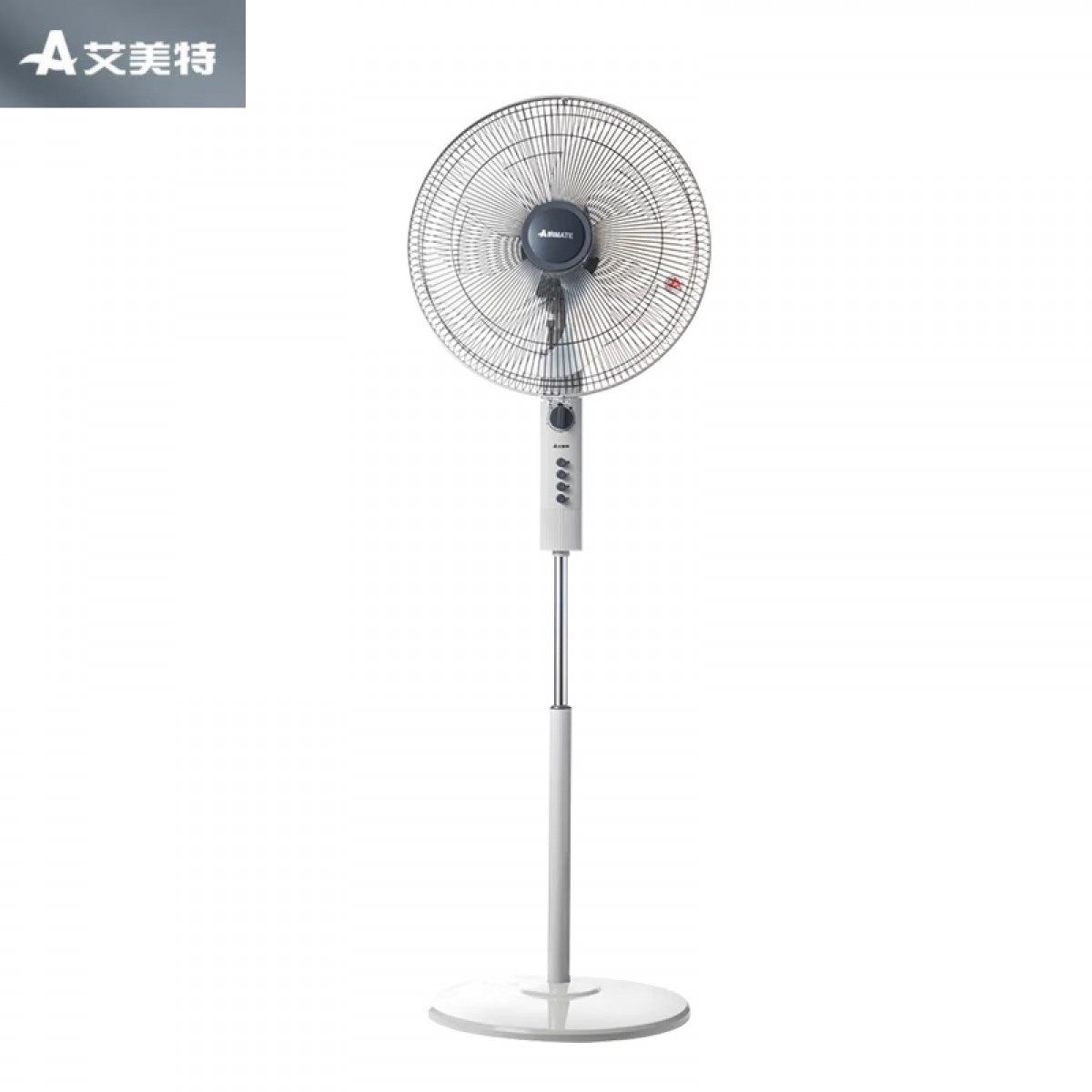 艾美特（AIRMATE） 电风扇落地扇家用电扇风扇节能省电台式大风量台扇 升级机械款蓝色扇叶FS4096T2 单位：台