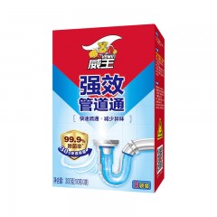 超威 威王管道疏通剂强效下水道疏通剂马桶厨房地漏疏通去味除菌剂100g*3袋 单位：组
