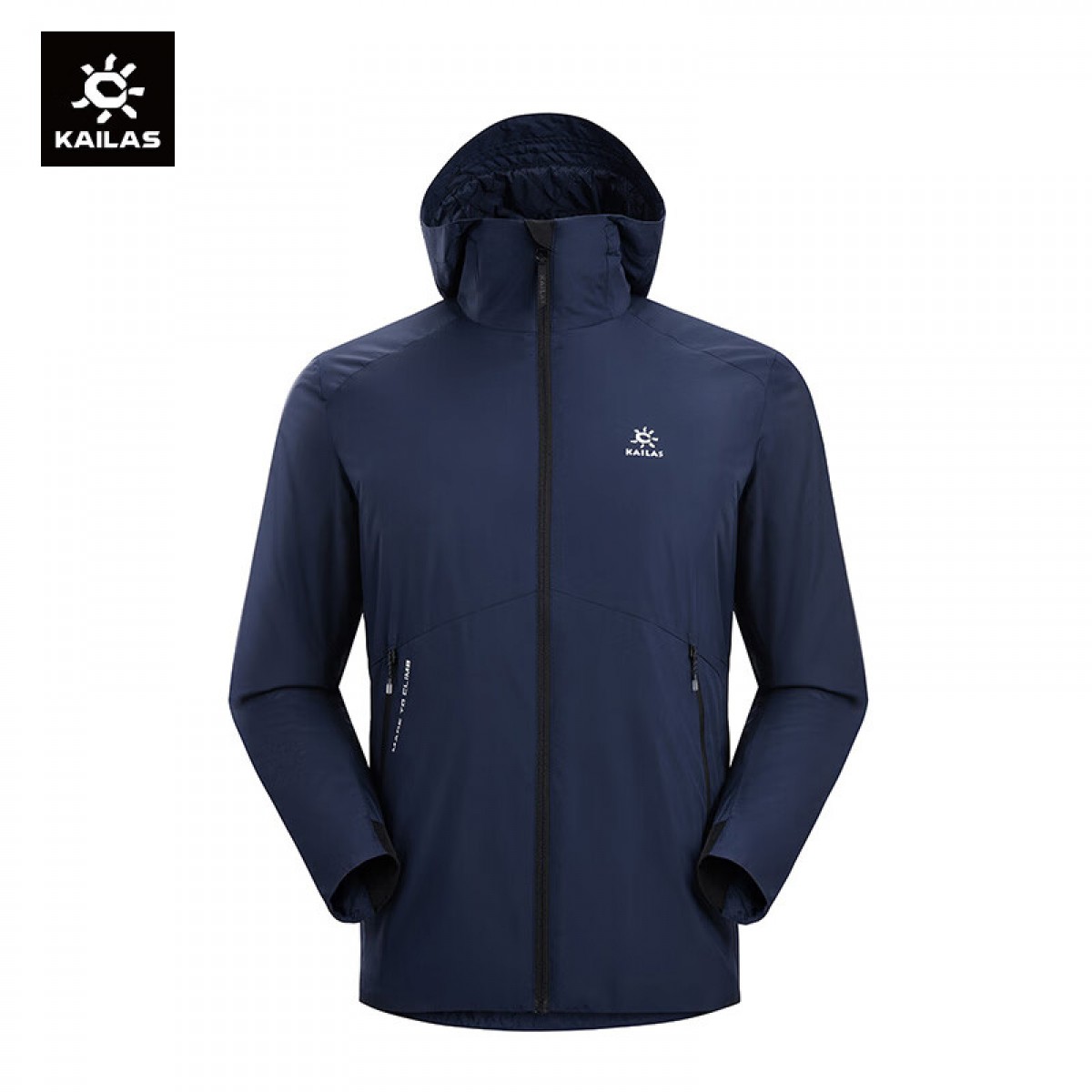 KAILAS凯乐石 山岳轻量连帽棉服户外徒步运动外套连帽保暖防风上衣 男款 宝墨蓝 （尺码XS/S/M/L/XL）单位：件