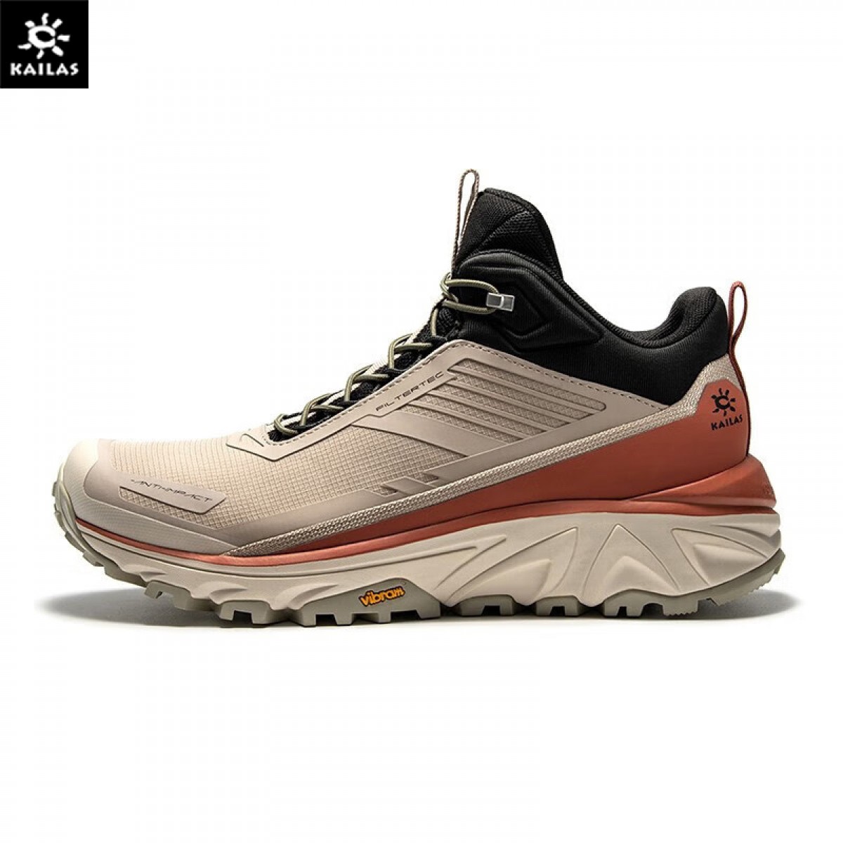 KAILAS凯乐石行云登山鞋小中帮防水透气EVA缓震抓地弹力户外徒步鞋女 香叶色 （尺码：36/37/38/39/40）单位：双