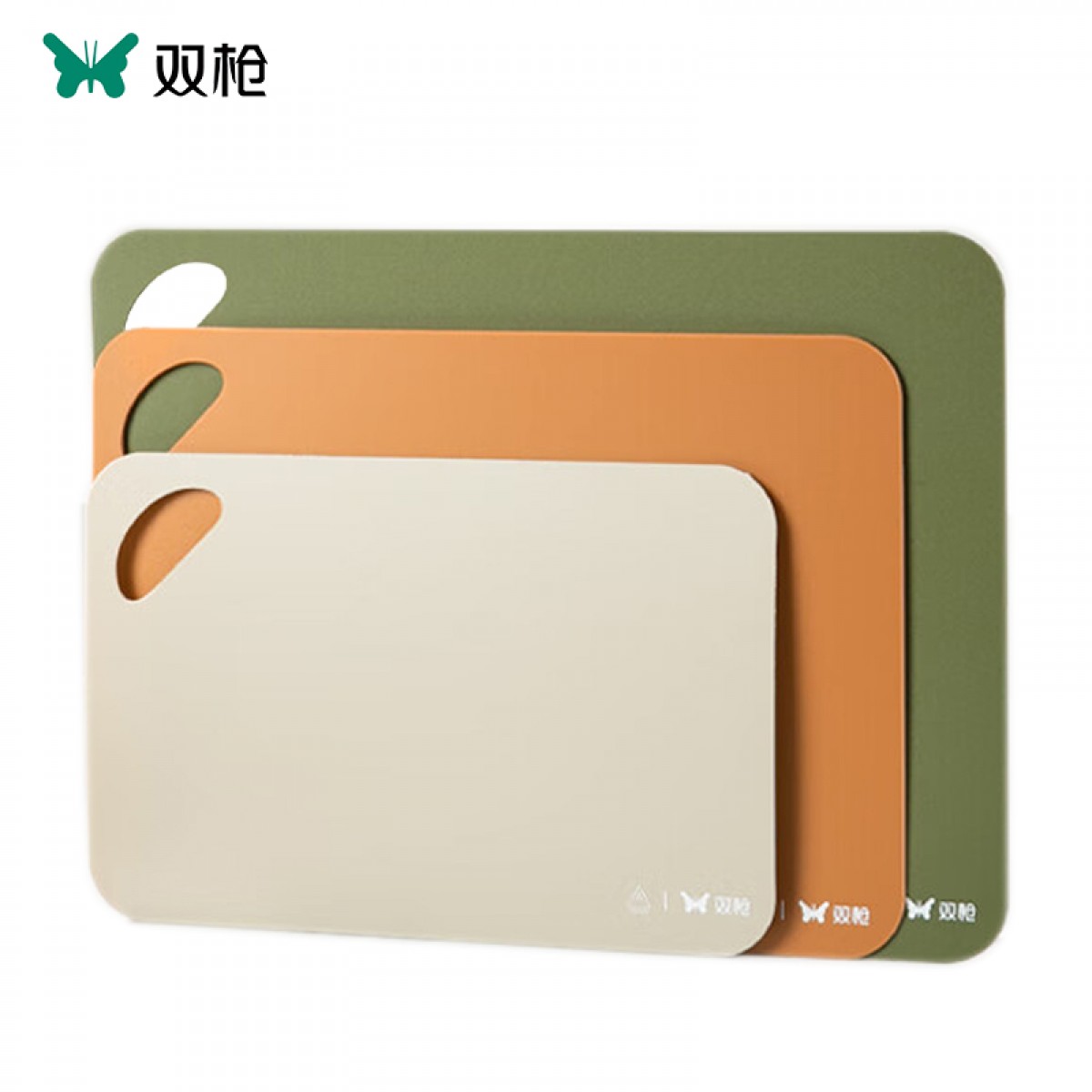 双枪（Suncha）婴儿辅食菜板家用塑料厨房切水果砧板分类切菜板粘板垫板38*28cm 单位：块