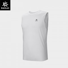 KAILAS凯乐石 户外运动 男款轻量无袖T恤 KG2327125 亮白（尺码：S/M/L/XL）单位：件