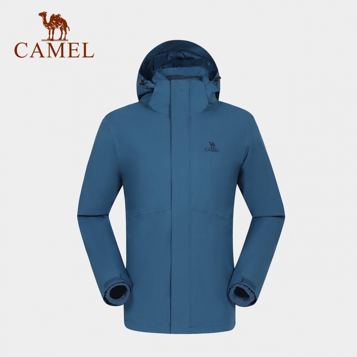 骆驼 冲锋衣三合一 U1W2TR341 蓝色 单位：件