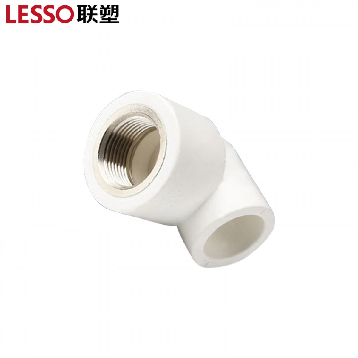 联塑（LESSO）PPR水管配件 内丝弯头 内螺纹弯头Ⅰ型(PP-R 配件)白色 dn25X1/2＂ 单位：个