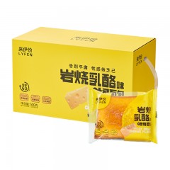 来伊份 岩烧乳酪吐司面包500g 手撕面包零食点心早餐零食营养 箱装 单位：箱