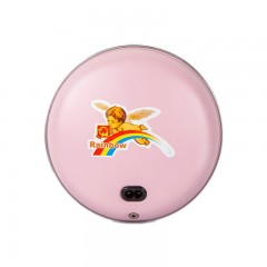 彩虹电热暖手器暖手饼暖手炉充电暖手宝电暖宝电烘笼（外套花色随机） 粉色大号 单位：个