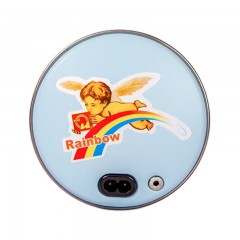 彩虹电热暖手器暖手饼暖手炉充电暖手宝电暖宝电烘笼（外套花色随机） 蓝色小号 单位：个