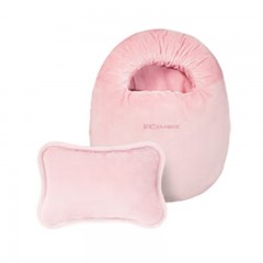 彩虹暖脚宝可拆洗热水袋暖脚神器暖足宝电热宝电暖鞋办公室加热暖脚垫 【水电隔离】樱花粉 单位：个